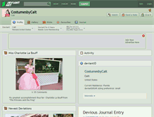 Tablet Screenshot of costumesbycait.deviantart.com