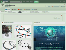 Tablet Screenshot of leftiesrevenge.deviantart.com