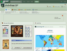 Tablet Screenshot of cthulhufhtagn1987.deviantart.com