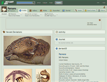 Tablet Screenshot of parsons.deviantart.com