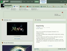Tablet Screenshot of donkeeeh.deviantart.com