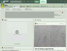 Tablet Screenshot of mr6.deviantart.com