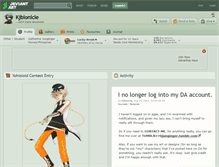Tablet Screenshot of kjbionicle.deviantart.com