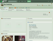 Tablet Screenshot of bao-huasheng.deviantart.com