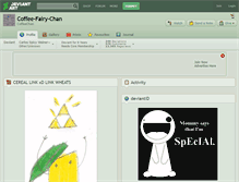 Tablet Screenshot of coffee-fairy-chan.deviantart.com