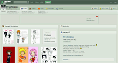 Desktop Screenshot of firechildalex.deviantart.com