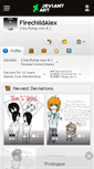 Mobile Screenshot of firechildalex.deviantart.com
