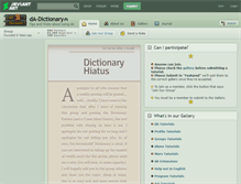 Tablet Screenshot of da-dictionary.deviantart.com