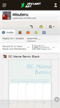 Mobile Screenshot of misuteru.deviantart.com