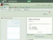 Tablet Screenshot of misuteru.deviantart.com