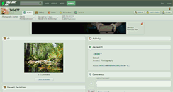 Desktop Screenshot of 345677.deviantart.com