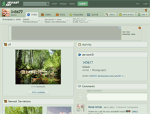 Tablet Screenshot of 345677.deviantart.com