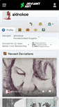 Mobile Screenshot of akinokoe.deviantart.com