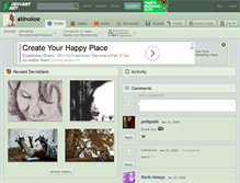 Tablet Screenshot of akinokoe.deviantart.com