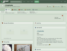 Tablet Screenshot of j-inspireme.deviantart.com
