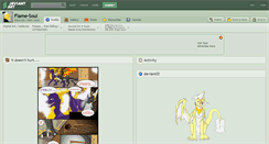Desktop Screenshot of flame-soul.deviantart.com