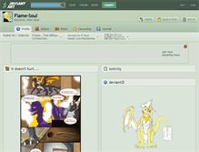 Tablet Screenshot of flame-soul.deviantart.com