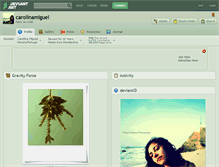 Tablet Screenshot of carolinamiguel.deviantart.com