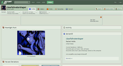 Desktop Screenshot of clearfallwatershaper.deviantart.com