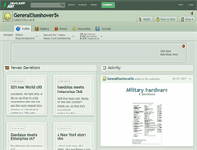 Tablet Screenshot of generaleisenhower56.deviantart.com