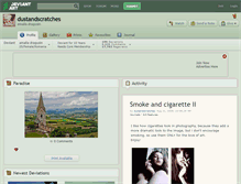 Tablet Screenshot of dustandscratches.deviantart.com