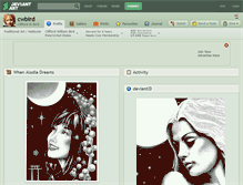 Tablet Screenshot of cwbird.deviantart.com