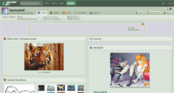 Desktop Screenshot of darckywolf.deviantart.com