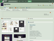 Tablet Screenshot of papciuziom.deviantart.com