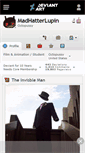 Mobile Screenshot of madhatterlupin.deviantart.com