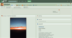Desktop Screenshot of hallonboat.deviantart.com