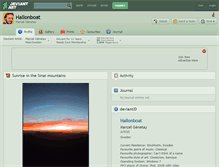 Tablet Screenshot of hallonboat.deviantart.com