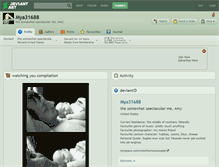 Tablet Screenshot of mya31688.deviantart.com