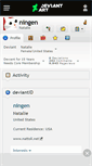 Mobile Screenshot of ningen.deviantart.com