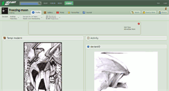 Desktop Screenshot of freezing-moon.deviantart.com