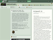 Tablet Screenshot of deathrockcrypt.deviantart.com