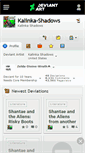 Mobile Screenshot of kalinka-shadows.deviantart.com