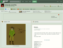Tablet Screenshot of nintendo-nerd-ftw.deviantart.com