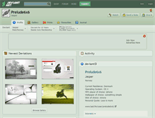 Tablet Screenshot of prelude6x6.deviantart.com