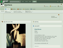 Tablet Screenshot of brainwaves.deviantart.com
