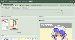 Desktop Screenshot of megpoid-guma.deviantart.com
