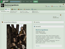 Tablet Screenshot of blackmoongoddessia.deviantart.com