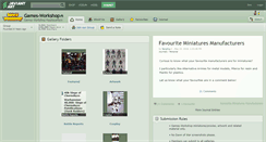 Desktop Screenshot of games-workshop.deviantart.com