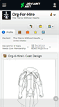 Mobile Screenshot of org-for-hire.deviantart.com