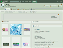 Tablet Screenshot of itsfriday.deviantart.com