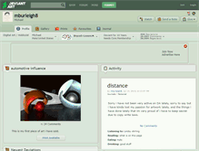 Tablet Screenshot of mburleigh8.deviantart.com