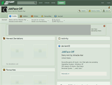 Tablet Screenshot of jakface-off.deviantart.com