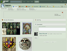 Tablet Screenshot of happnes.deviantart.com