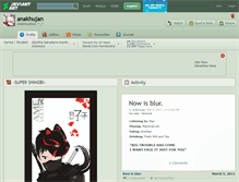 Tablet Screenshot of anakhujan.deviantart.com