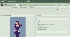 Desktop Screenshot of lizaz.deviantart.com