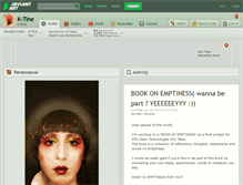 Tablet Screenshot of k-tine.deviantart.com